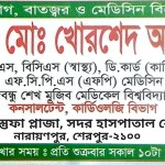 ডাঃ মোঃ খোরশেদ আলম: হৃদরোগ, বাতজ্বর ও মেডিসিন বিশেষজ্ঞ (কার্ডিওলজি)